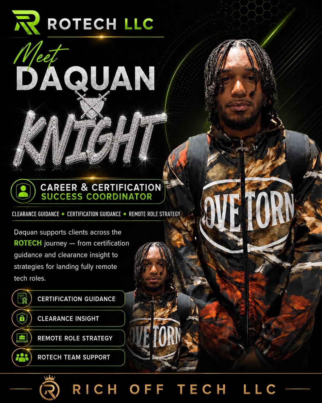 Daquan Knight — Career & Clearance Coordinator
